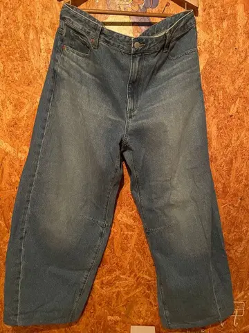 GU 배럴 레그 청바지 데님 3XL