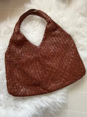 겐텐 메쉬 원숄더 가죽 백