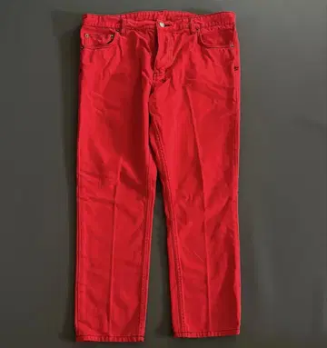 ksubi 스비 팬츠 데님 빨간색 36인치