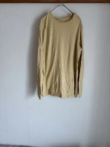 Thermajane 베이지 긴팔 티셔츠 [ XL 사이즈 ]