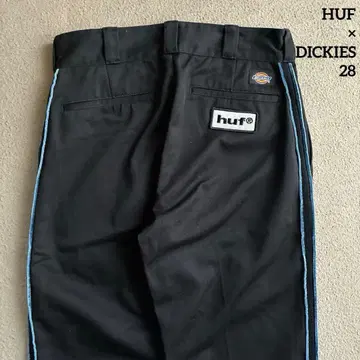 HUF x DICKIES 사이드 라인 팬츠 사이즈 28