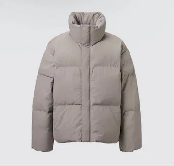 유니클로 패디드 볼륨 재킷 내추럴 M 사이즈