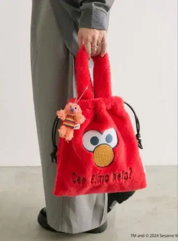 인기 완판 세서미 스트릿 ear PAPILLONNER 엘모 핸드백