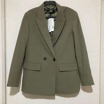 ZARA 오버 사이즈 테일러드 자켓 카키 XS