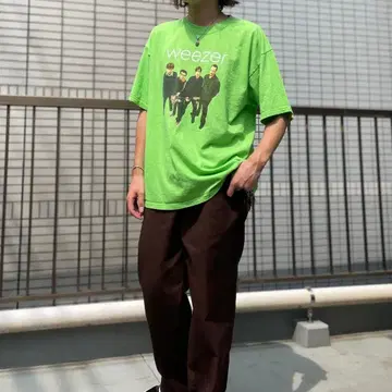 빈티지 WEEZER 밴드 티셔츠 XL 사이즈 빈티지