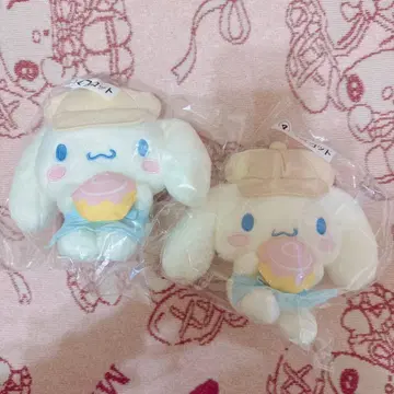 시나모롤 시나몬 제일복권 마스코트 2개 세트