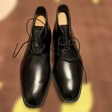 REGAL 리걸 블랙 가죽 하이컷 드레스 슈즈