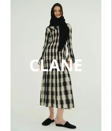 CLANE 클라네 SHIRRING LONG ONEPIECE 1