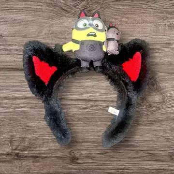 즉시 구매 OK 미니언 고양이 귀 머리띠 USJ 유니버셜