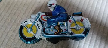 당시 물건 60s 일본제 양철 폴리스 바이크