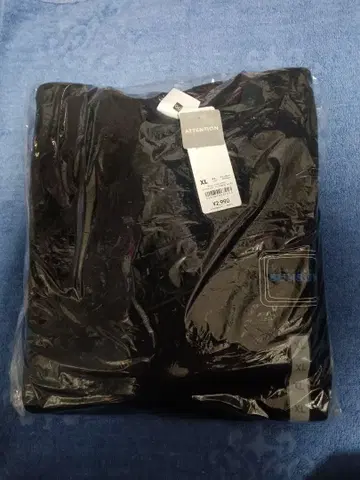 지유 퍼펫순순 헤비 웨이트 맨투맨 풀오버 네이비 XL