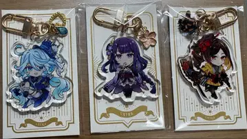 원신 아크릴 키링 프리나 라이덴 치오리