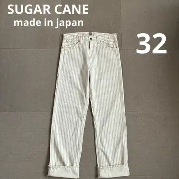 슈가케인 화이트 워바쉬 워크 팬츠 32 페인터 팬츠