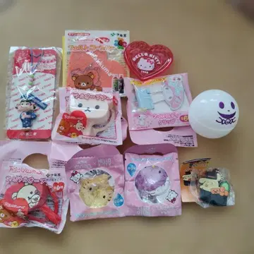 리락쿠마 헬로키티 캐릭터 굿즈 세트