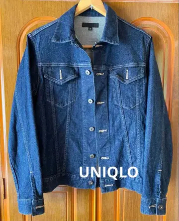 UNIQLO 데님 자켓 다크 블루 M size 남성용
