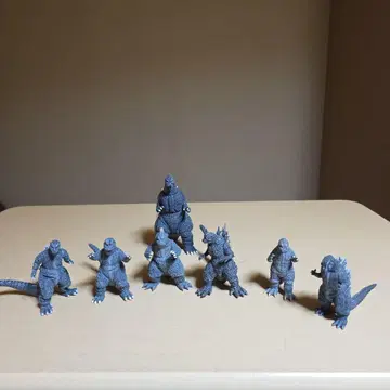 도호 괴수 컬렉션 고질라 7체 세트