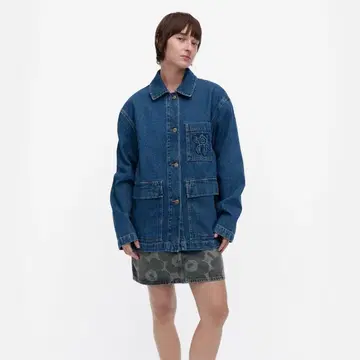 [ 미사용 ] Maridenim Poweri Unikko 데님 자켓 S