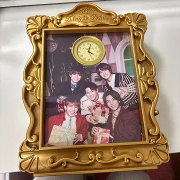 King & Prince 사진 프레임 골드
