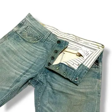 리플레이 FRANSEL 슬림핏 빈티지 가공 사이즈 32