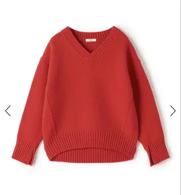 MACPHEE 라무 캐시미어 V넥 풀오버