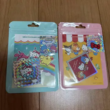 산리오 스위머 콜라보 문구 여자박 스티커 세트