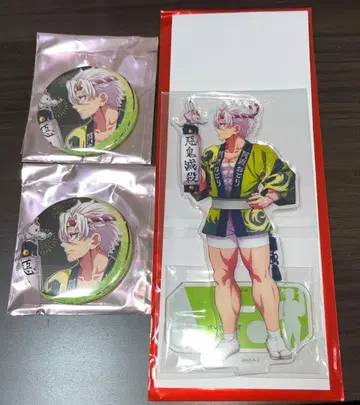 귀멸의 칼날 시나즈가와 사네미 아와오도리 아크릴 스탠드 아크스타 캔뱃지