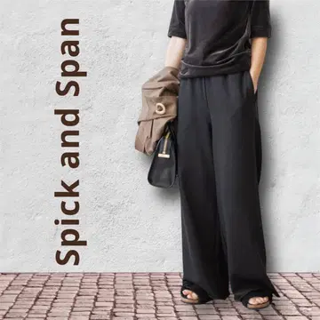 Spick and Span 맨투맨 루즈 팬츠