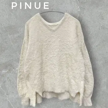 PINUE 샤기 니트