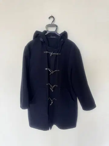 Hattington House 더플 코트 네이비