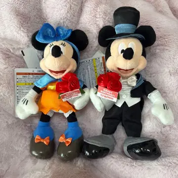 미키 미니 생일 축하 봉제 인형 세트