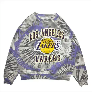 HYBRID 로스앤젤레스 레이커스 타이다이 맨투맨 구제 의류 남성용 L
