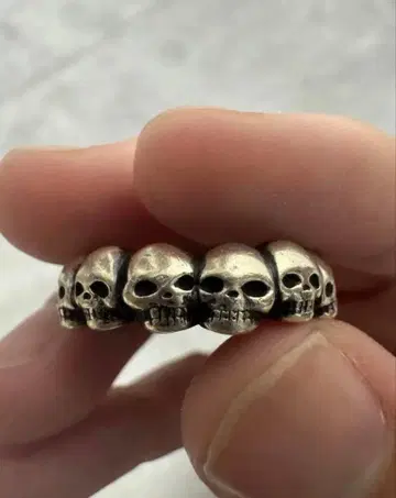 HYSTERIC GLAMOUR 스컬 반지 실버 925