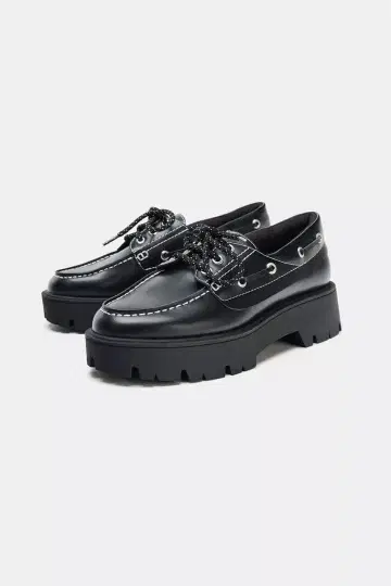ZARA 블랙 플랫폼 슈즈