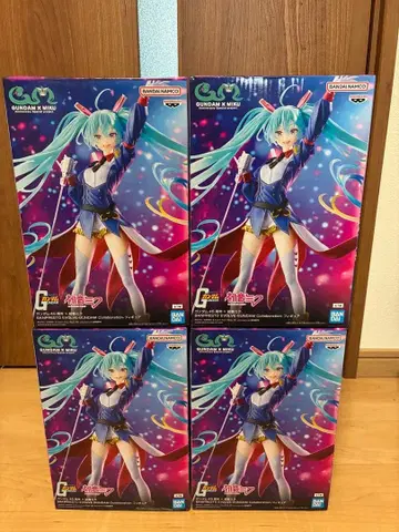 하츠네 미쿠 GUNDAM x MIKU 피규어 4체 세트