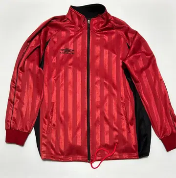 레어 엄브로 트랙 자켓 빨검 섀도우 스트라이프 L 상당