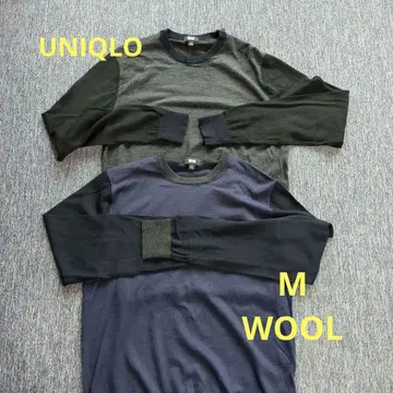UNIQLO M 울 스웨터 2벌
