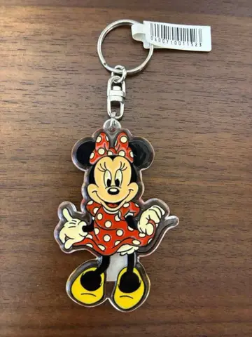 디즈니 레어 레트로 미니 아크릴 키링 키체인
