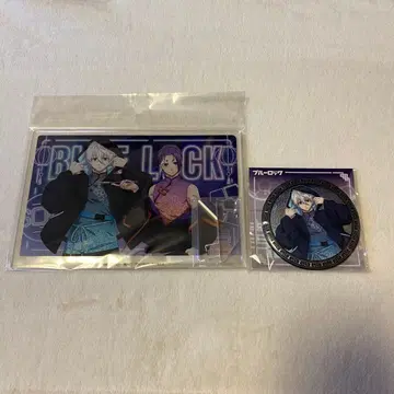 나기 세이시로 미카게 레오 네온 차이나 아크릴 비주얼 보드 캔뱃지