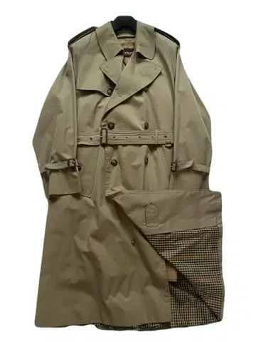 초레어 영국제 폴 스튜어트 원피스 소매 트렌치코트 INVERTERE제