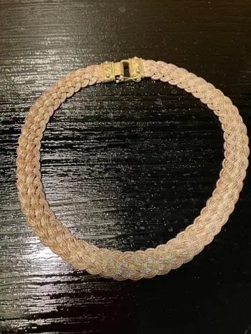 꼬임 목걸이 초커