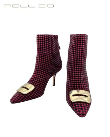 [ 미사용 ] PELLICO NEBI 사이드 지퍼 힐 부츠 34