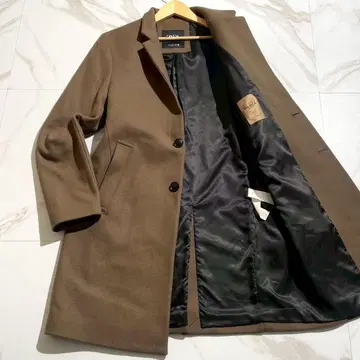 컨디션 최상 최근 모델 자라 서스티나블 울 체스터 코트 롱 L 사이즈