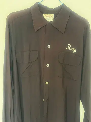 빈티지 레이온 셔츠 사이즈 XL