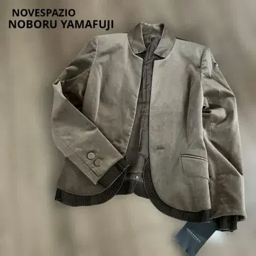 미사용 NOVESPAZIO 벨로아 자켓 브라운 고급스러운 38