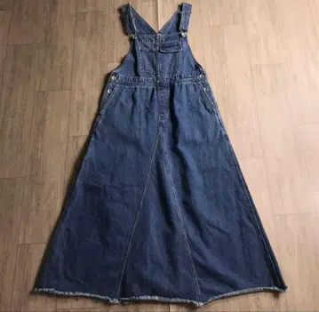 FREE'S MART 프리 스마트 데님 오버롤 스커트 원피스