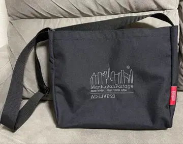 레어 컨디션 최상 맨해튼 포티지 AD-LIVE'23 콜라보 숄더 블랙