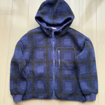 유니클로 JW ANDERSON 보아 플리스 프린트 후드티