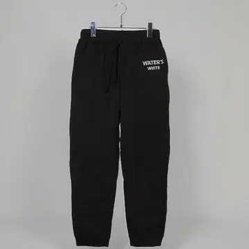 24AW AP STUDIO WATERS WHITE 로고 스웨트 팬츠
