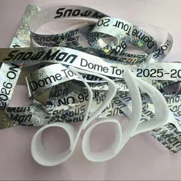 [ 익명 배송 ] Snow Man ON 은색 테이프 음표