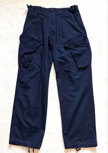 영국군 실물 로얄 네이비 후기형 카고 팬츠 84 슬랜트